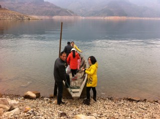 HushanGettingintoBoat