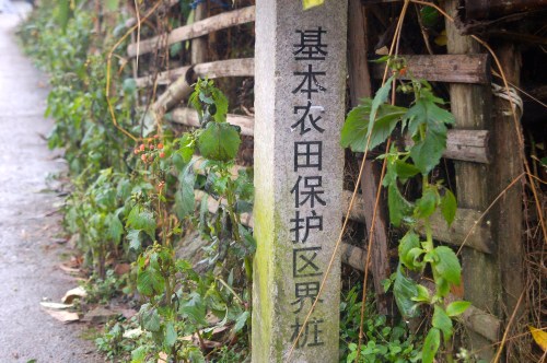 “Basic farmland protection boundary marker"
